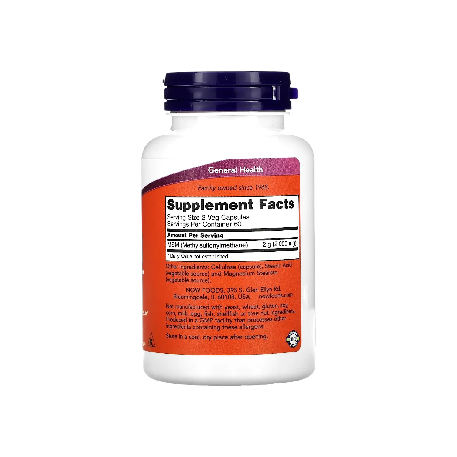 NOW MSM 1000 mg