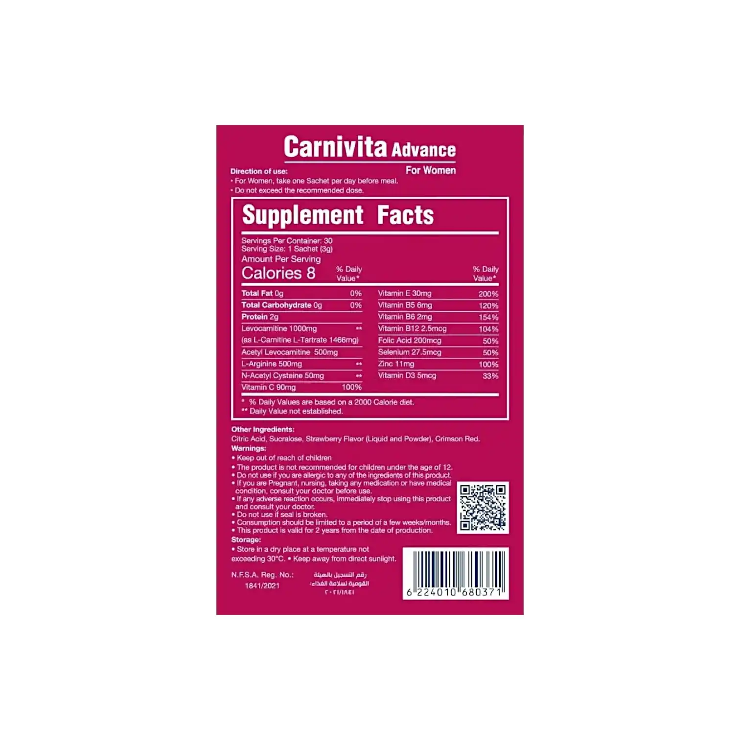 Carnivita Advance -  Women