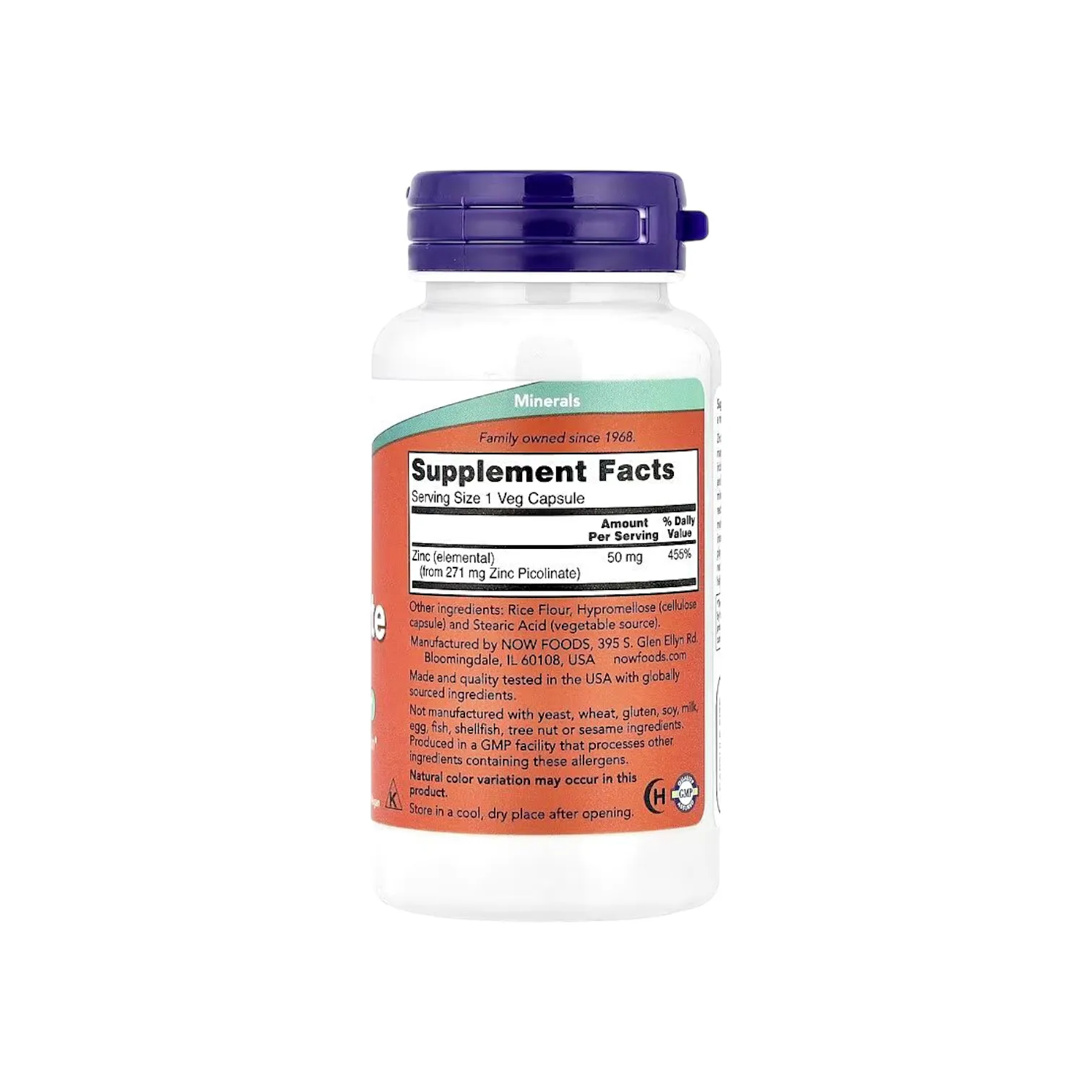 NOW Zinc Picolinate