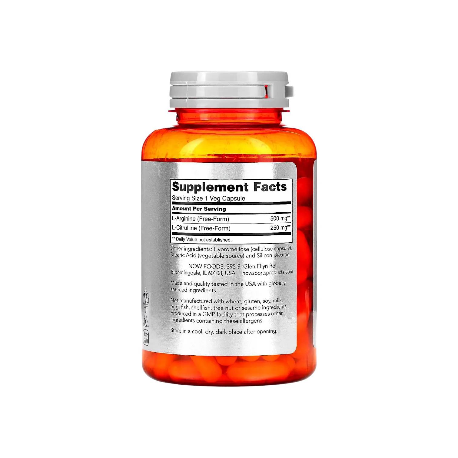 NOW SPORTS Arginine & Citrulline