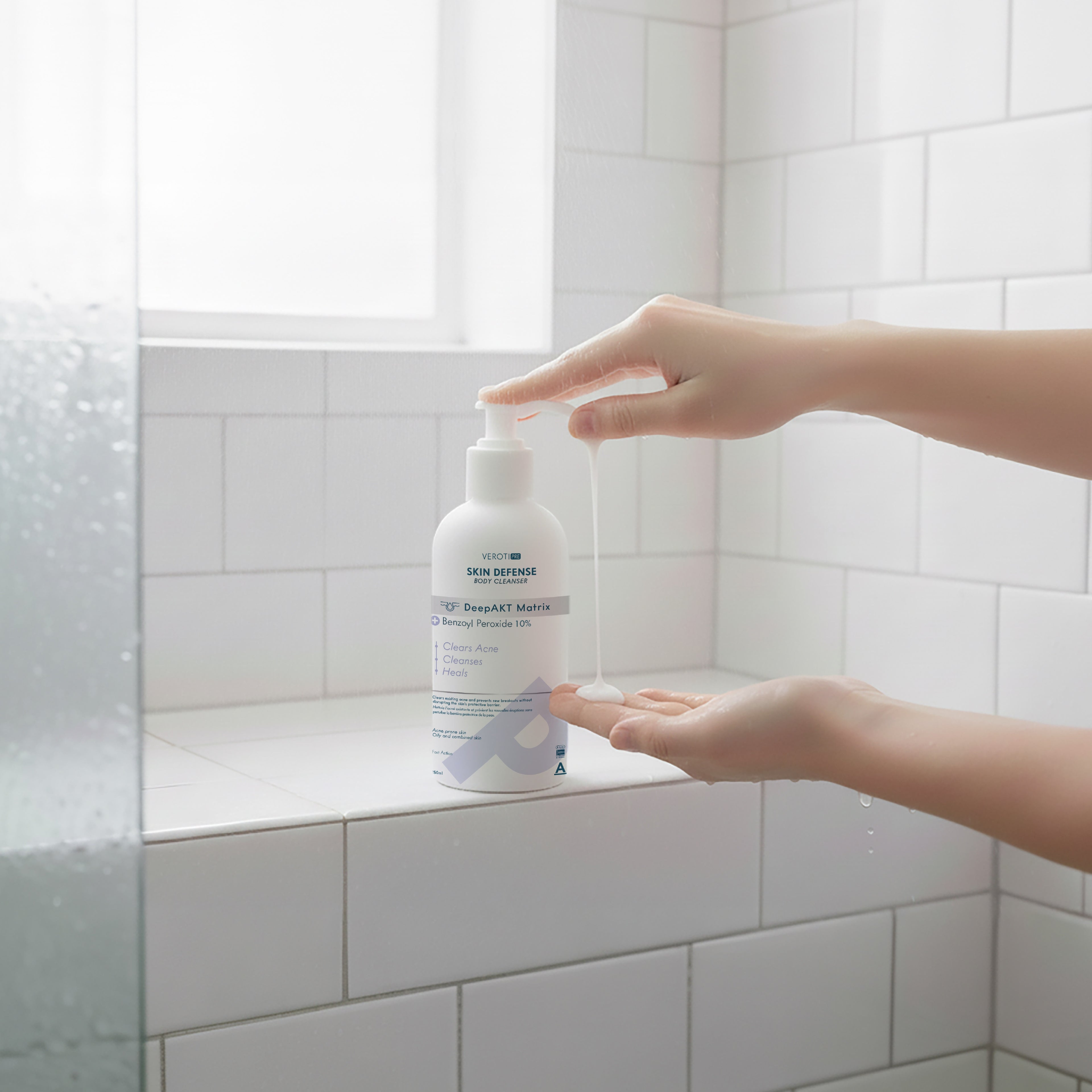 VEROTI PRE SKIN DEFENSE BODY CLEANSER