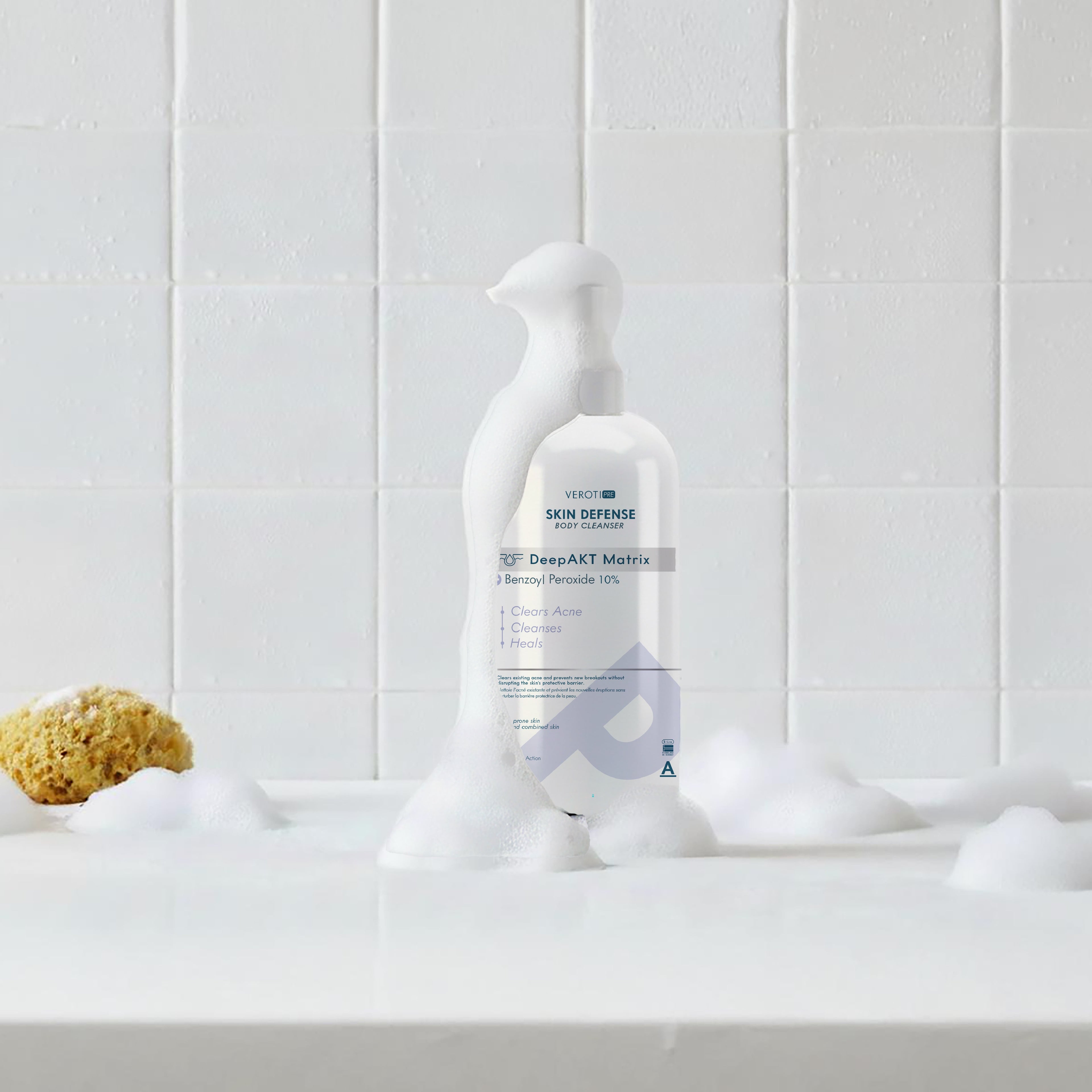 VEROTI PRE SKIN DEFENSE BODY CLEANSER