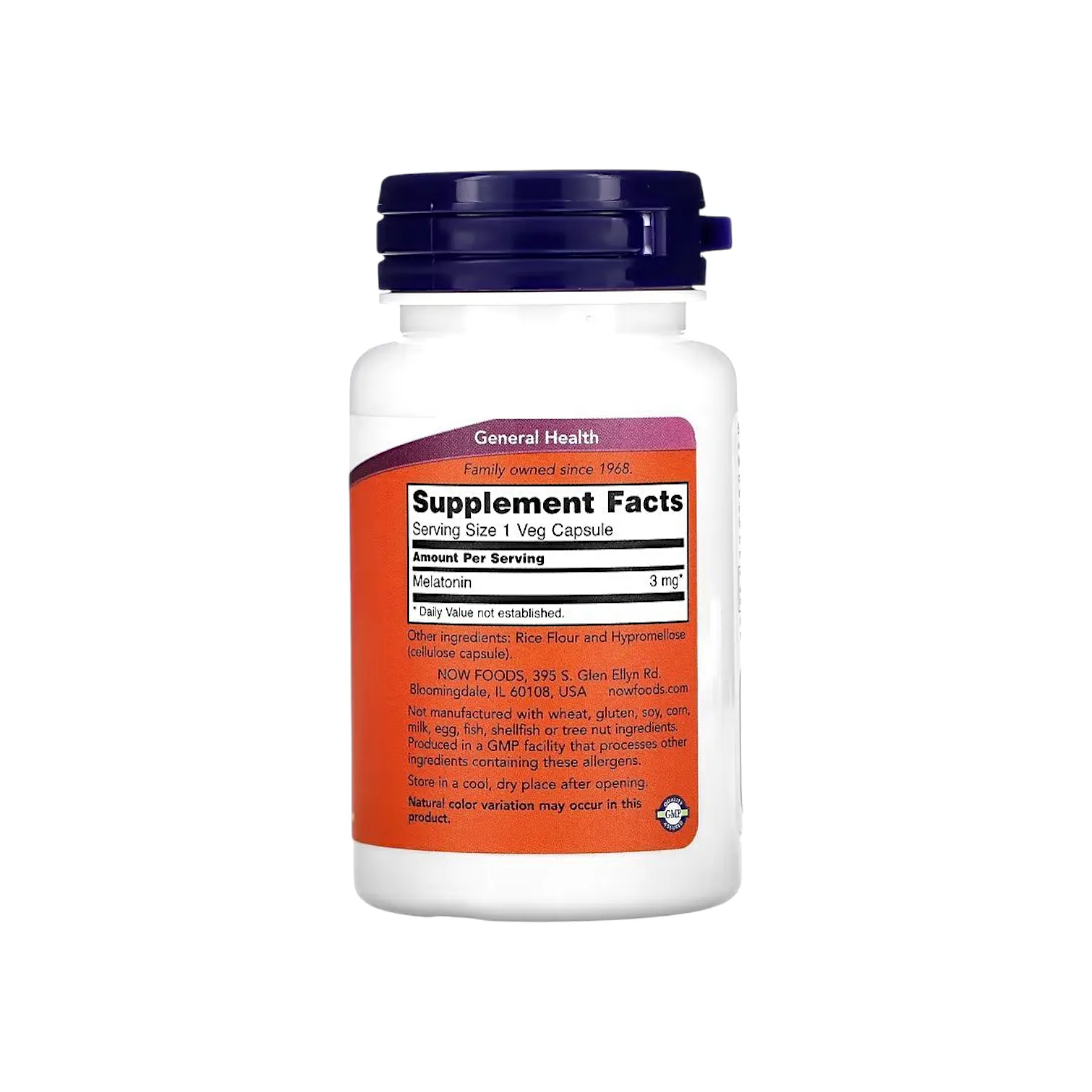 NOW Melatonin 3 mg