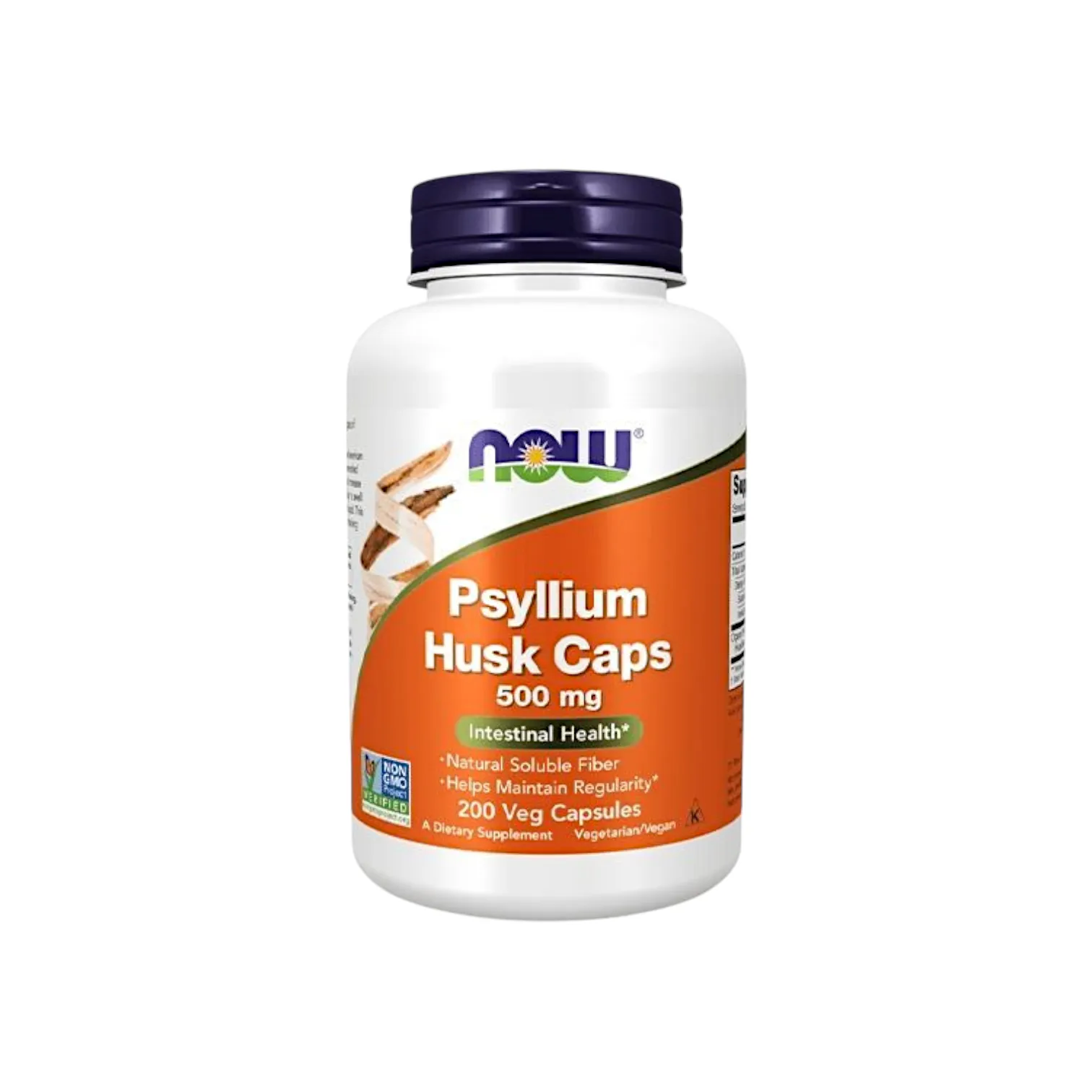 NOW Psyllium Husk Caps 500 mg